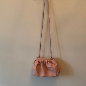 Elegant Pink Faux Leather Bag